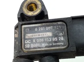 Mercedes-Benz E W211 Izplūdes gāzu spiediena sensors 0281002925