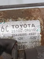 Toyota Avensis T270 Motorino d’avviamento 281000R010