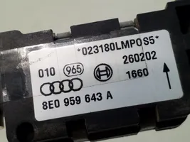 Audi A4 S4 B6 8E 8H Airbag deployment crash/impact sensor 8E0959643A