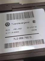 Volkswagen Touareg I Priekšpusē loga pacēlāja motoriņš 7L0959792D