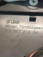 Volkswagen Touareg I Garniture panneau de porte arrière 7L6867212