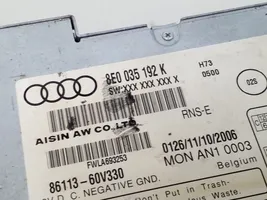 Audi A4 S4 B7 8E 8H Unità principale autoradio/CD/DVD/GPS 8E0035192K