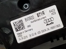 Audi A3 S3 8V Nopeusmittari (mittaristo) 8V0920871R