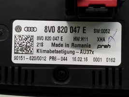 Audi A3 S3 8V Climate control unit 8V0820047E