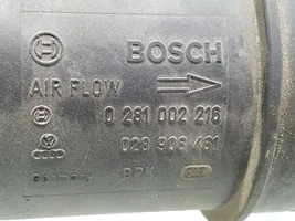 Volkswagen PASSAT B5 Mass air flow meter 0281002216