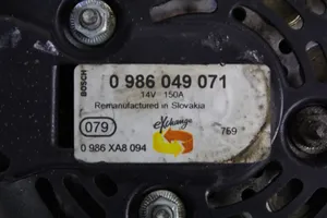 Volvo V50 Generaattori/laturi 0986049071