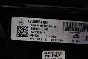 Mercedes-Benz C AMG W205 Feux arrière / postérieurs a2059064105