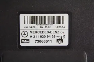 Mercedes-Benz E W211 Motore della pompa idraulica del portellone posteriore a2118209426