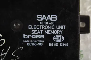 Saab 9-5 Module de commande de siège 4658480