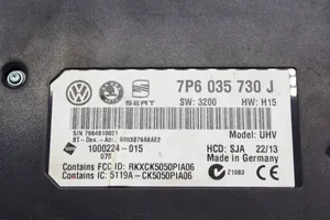 Volkswagen PASSAT B7 Module unité de contrôle Bluetooth 7P6035730J
