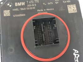 BMW X3 G01 LED-liitäntälaitteen ohjausmoduuli 7472770