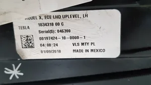 Tesla Model X Etu-/Ajovalo 103431800C