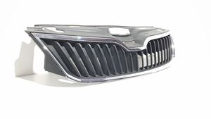 Skoda Rapid (NH) Grille calandre supérieure de pare-chocs avant 5JA853668