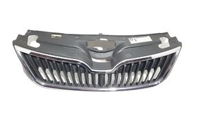 Skoda Rapid (NH) Grille calandre supérieure de pare-chocs avant 5JA853668