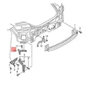 Audi TT TTS RS Mk3 8S Support de pare-chocs arrière 8S0807254