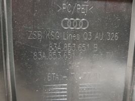 Audi Q3 F3 Griglia superiore del radiatore paraurti anteriore 83A853651B