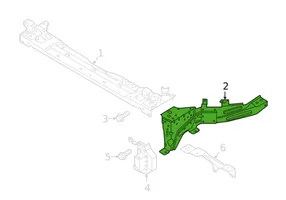 Volvo XC40 Panel mocowania chłodnicy / góra 32377056