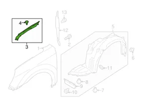 Subaru Outback Enjoliveur, capuchon d'extrémité 57256AJ031