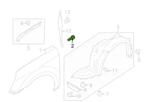 Subaru Outback Rivestimento dell’estremità del parafango 904740011