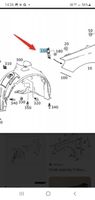 Mercedes-Benz A W176 Uchwyt / Mocowanie błotnika przedniego A1766280114