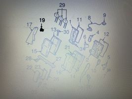 Mercedes-Benz E W213 Etuoven istuimen säädön kehys A2049230214