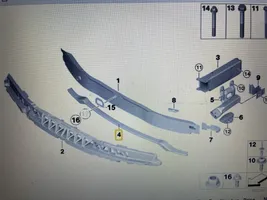 BMW 3 GT F34 Traversa del paraurti anteriore 51117294912