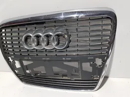 Audi A6 S6 C6 4F Grille calandre supérieure de pare-chocs avant 4F0853651