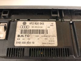 Audi A6 S6 C6 4F Climate control unit 4F2820043