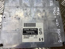 Toyota Avensis T250 Calculateur moteur ECU 8966105691