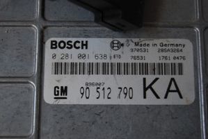 Opel Vectra B Sterownik / Moduł ECU 0281001638