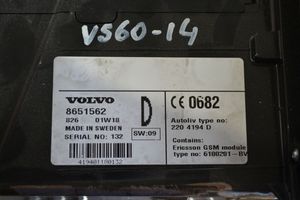 Volvo S60 Telefono klaviatūra 8651562