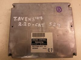 Toyota Avensis T250 Kit centralina motore ECU e serratura 8966105C71