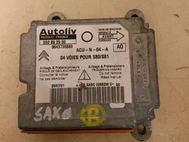 Citroen Saxo Module de contrôle airbag 9643735880