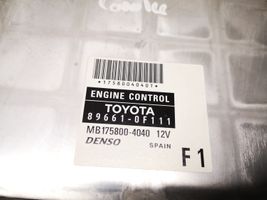 Toyota Corolla Verso AR10 Engine control unit/module 896610F111
