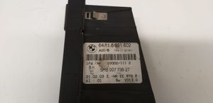 BMW 3 E46 Oro kondicionieriaus/ klimato/ pečiuko valdymo blokas (salone) 64116931602