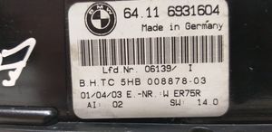 BMW 3 E46 Climate control unit 64116931604