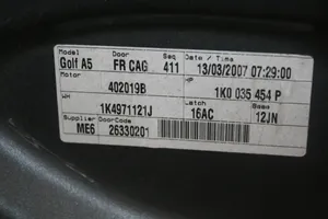 Volkswagen Golf V Drzwi przednie 1K4971121J