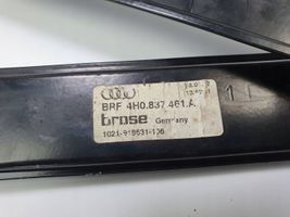 Audi A8 S8 D4 4H Priekinio el. lango pakėlimo mechanizmo komplektas 4H0837461B