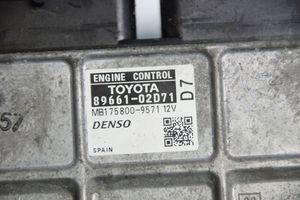 Toyota Auris 150 Блок управления двигателем ECU 89661-02D71