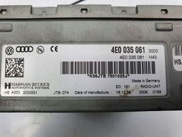 Audi A6 C7 Radion/GPS-laitteen pääyksikön kehys 4E0035061