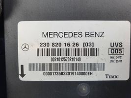 Mercedes-Benz SL R230 Kattoikkunan ohjainlaite/moduuli A2308201626 DACHU