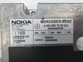 Mercedes-Benz SL R230 Äänikomentojen ohjainlaite A2038207026 TELEFONU