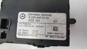 Mercedes-Benz SL R230 Centrinio užrakto rėlė A2204452000 ZAMKA CENTRAL