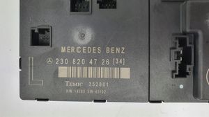 Mercedes-Benz SL R230 Durų elektronikos valdymo blokas A2308204726 DRZWI