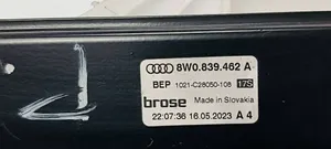 Audi A4 S4 B9 8W Elektryczny podnośnik szyby drzwi przednich 8W0839462A