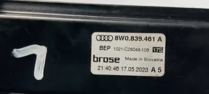 Audi A4 S4 B9 8W Takaoven ikkunan nostin moottorilla 8W0839461A