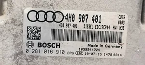 Audi A8 S8 D4 4H Centralina/modulo motore ECU 4H0907401