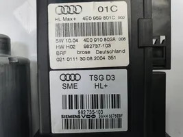 Audi A8 S8 D3 4E Moteur de lève-vitre de porte arrière 4E1959801C