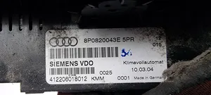 Audi A3 S3 8P Climate control/heater control trim 8P0820043E