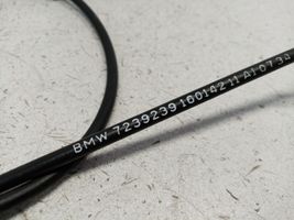 BMW 3 F30 F35 F31 Système poignée, câble pour serrure de capot 7239239